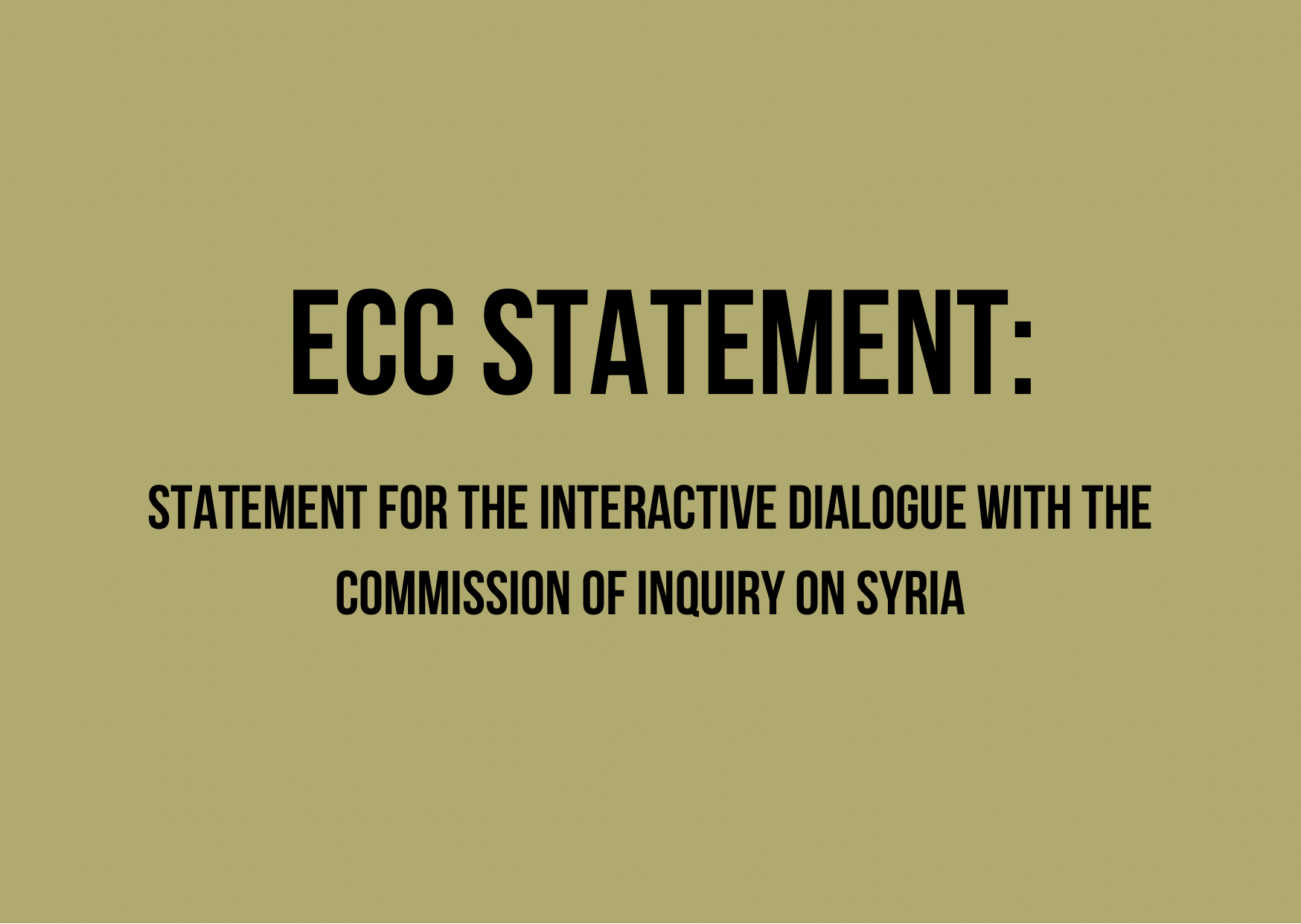 Human Rights Council 57th session – Statement for the interactive ...