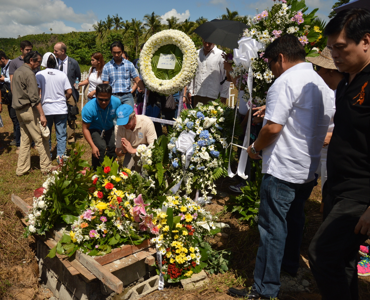 A memorial to the dead, the Philippines
