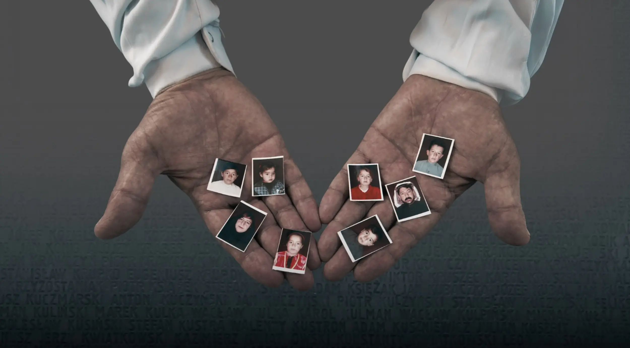 Hands holding photos